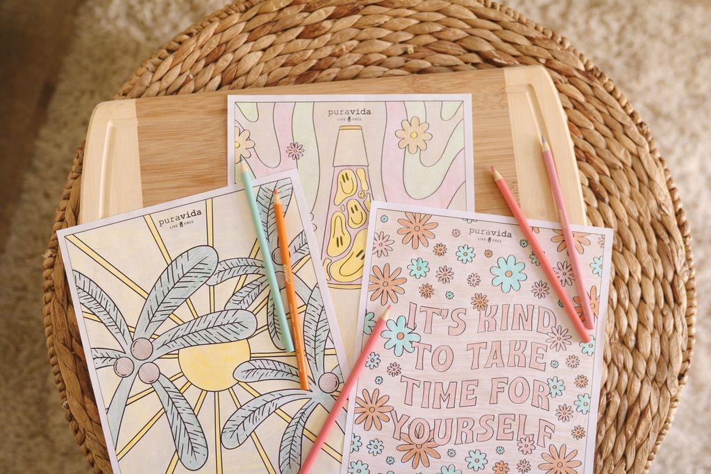 Mental Health Coloring Sheets