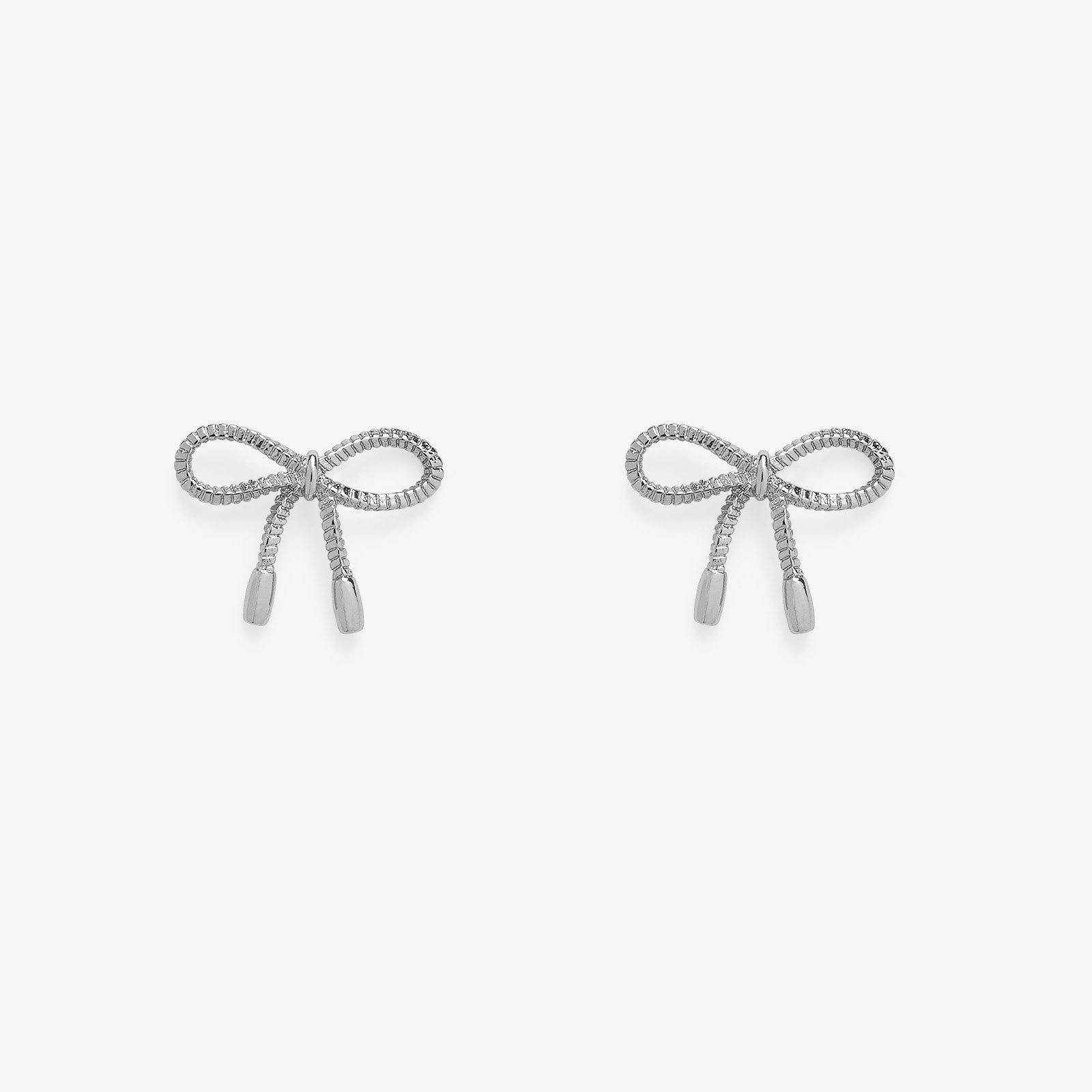 Ribbon Stud Earrings