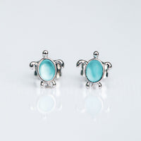 Sea Turtle Stud Earrings Gallery Thumbnail