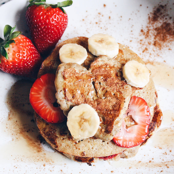 Healthy Banana Cinnamon Pancakes