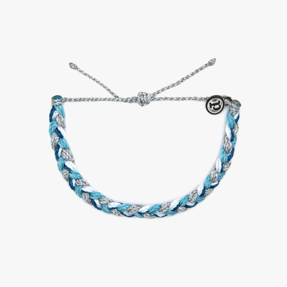 Silver Surf Braided Bracelet 1