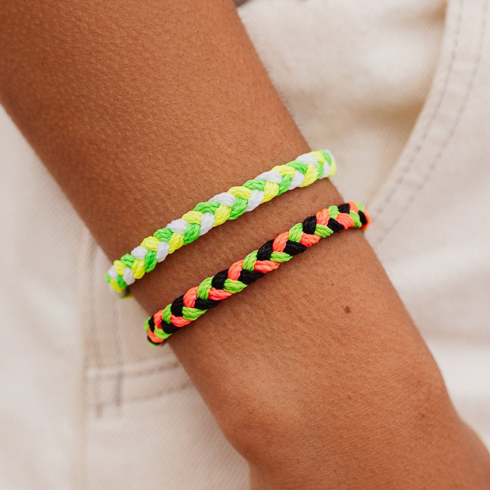 Lemon Lime Multi Braided Bracelet 2