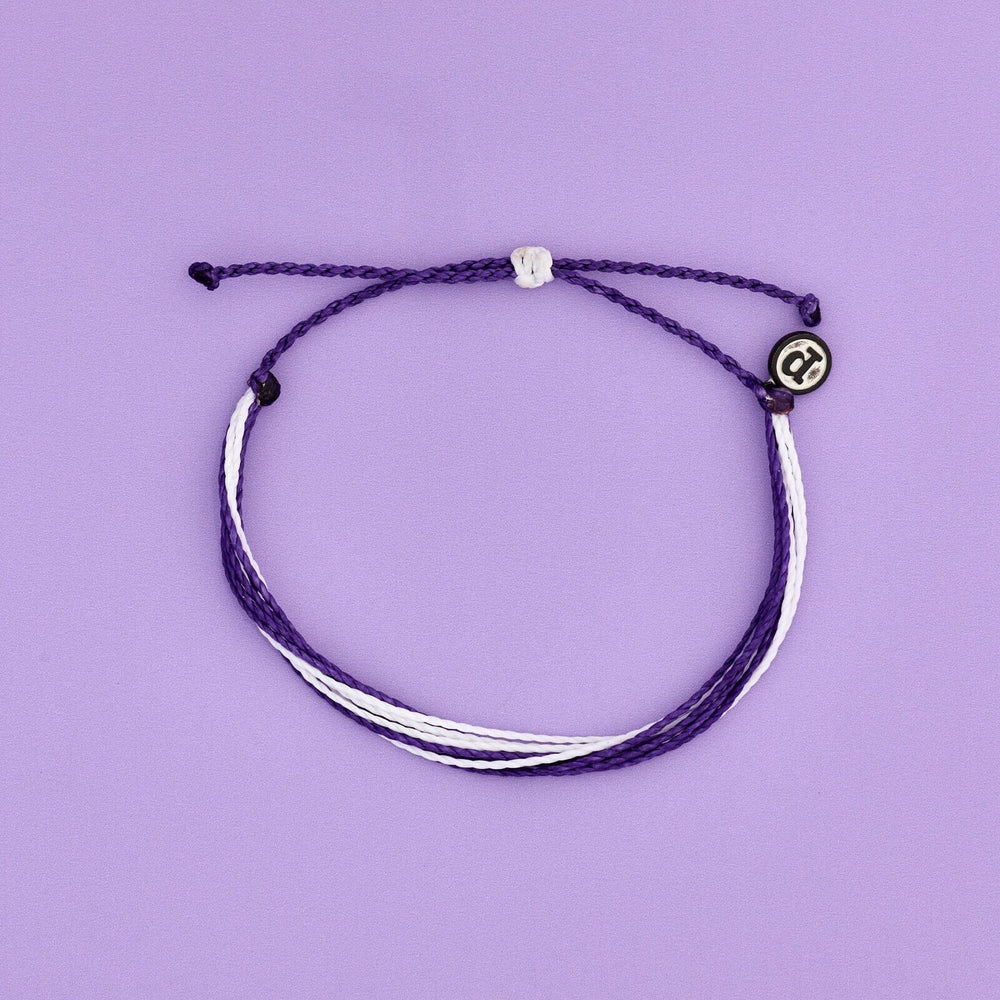 Purple & White Bracelet 4