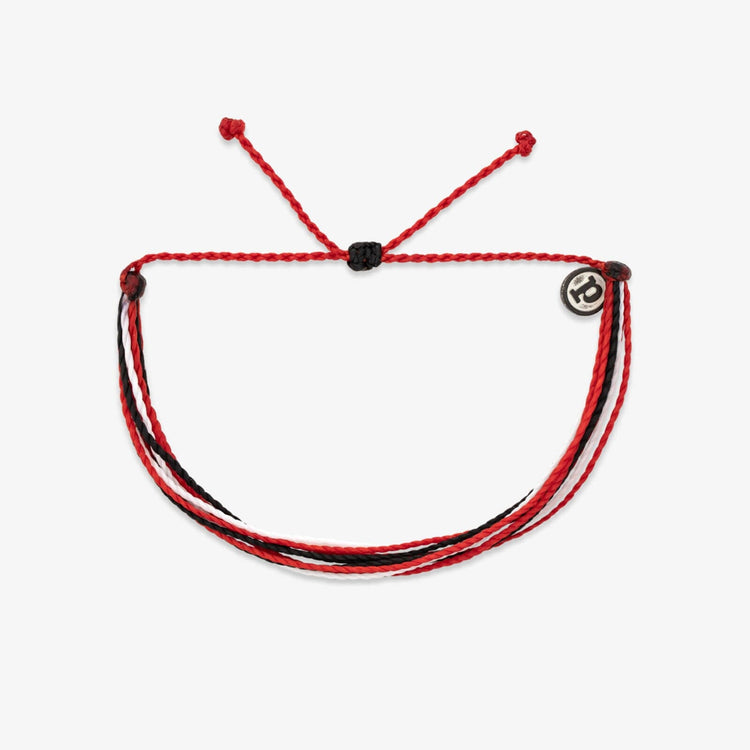 Red, Black & White Bracelet