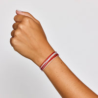 Red & White Bracelet Gallery Thumbnail