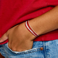 Red & White Bracelet Gallery Thumbnail