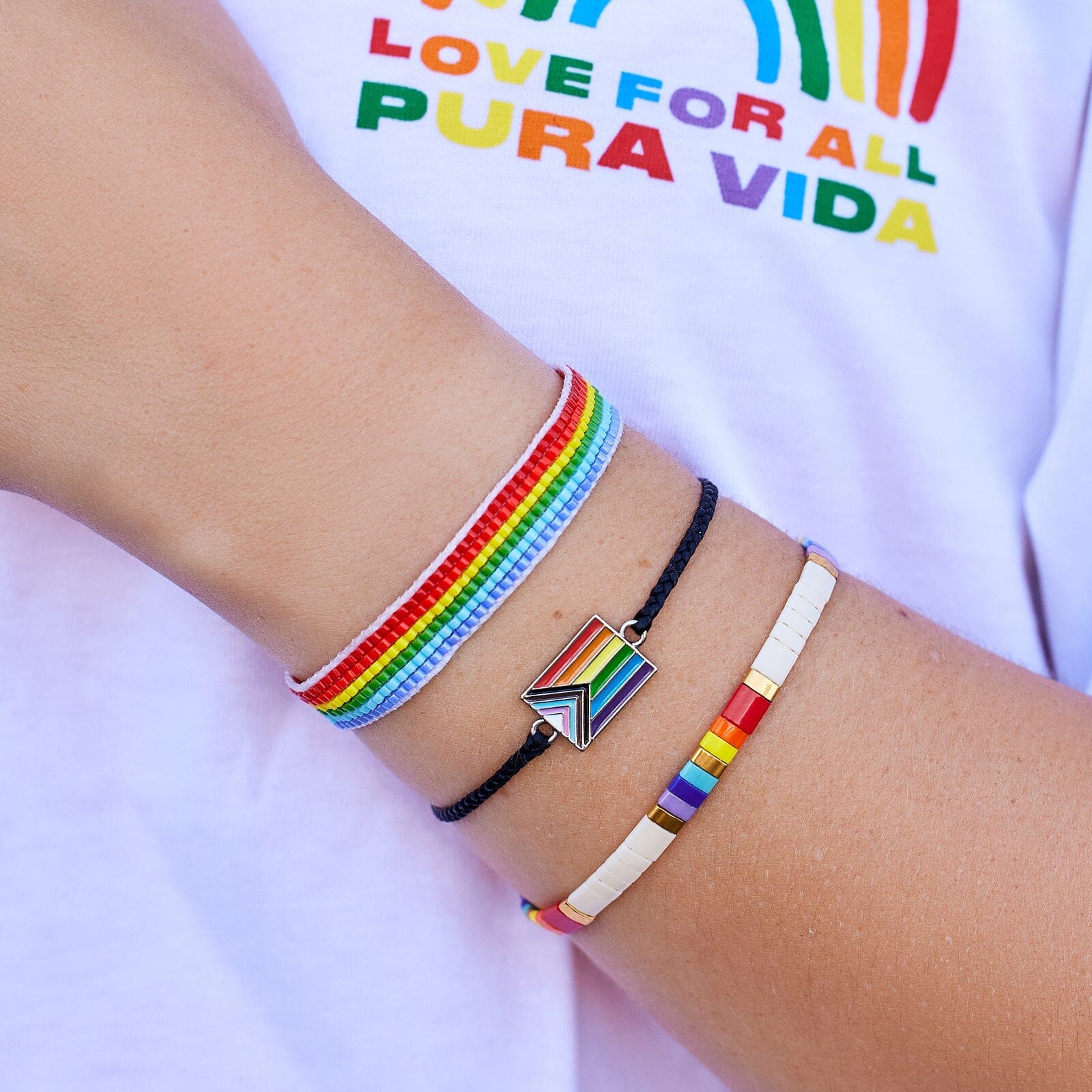 Pura vida deals lgbt bracelet