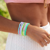 Neon Daze Stretch Bracelet Set of 8 Gallery Thumbnail