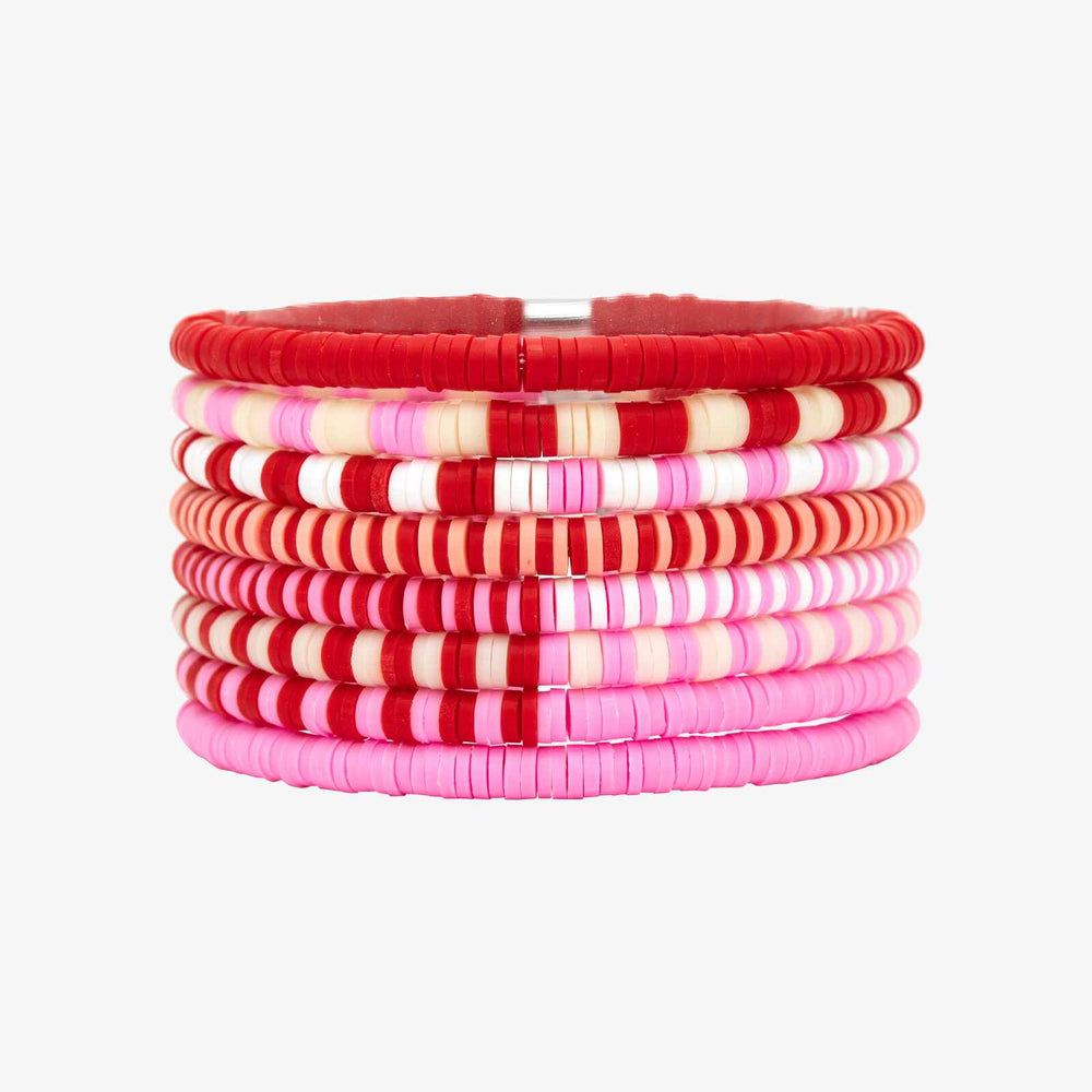DIY Stretchy Bracelets Kits - Custom Valentine and Galentine Favors