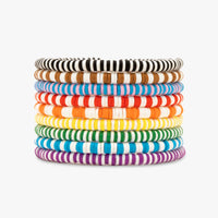 Rainbow Stretch Bracelet Set of 8 Gallery Thumbnail