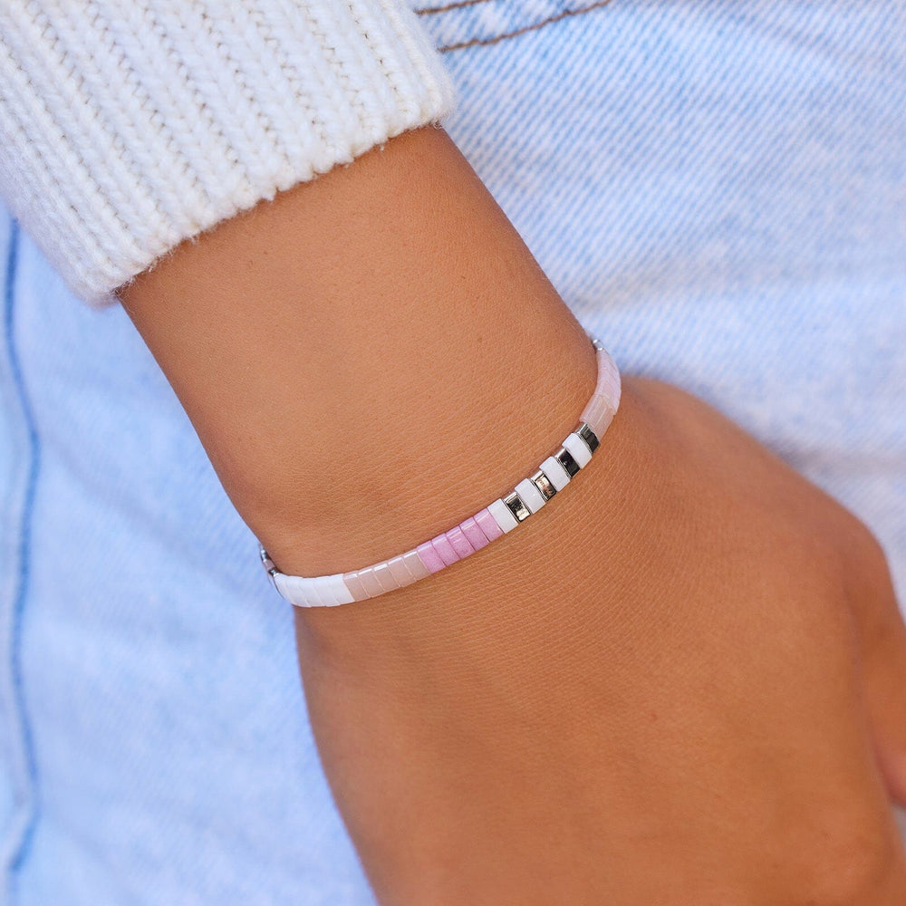 Breast Cancer Hope Charm Bracelet Set – Glam Hoarder