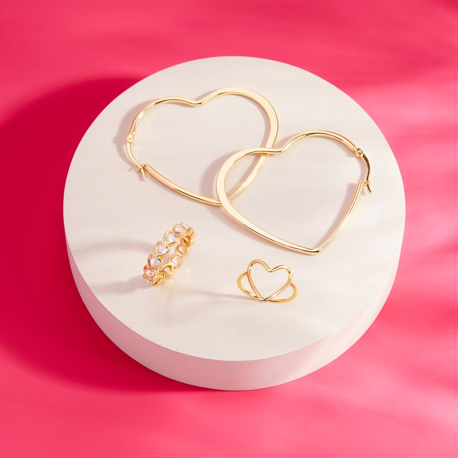 Stella and dot store heart earrings