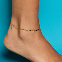 Surfrider Mirror Chain Anklet Gallery Thumbnail