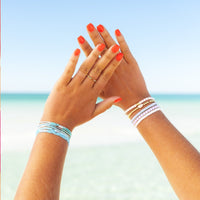 Sandalwood Seascape Stretch Bracelet Gallery Thumbnail