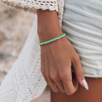 Sunbleached Aqua Seascape Stretch Bracelet Gallery Thumbnail