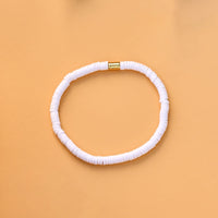 White Seascape Stretch Bracelet Gallery Thumbnail