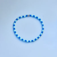 Blue Wave Seascape Stretch Anklet Gallery Thumbnail