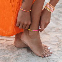 Neon Daze Seascape Stretch Anklet Gallery Thumbnail