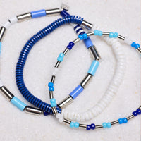 Shark Week Bead Stretch Bracelet Set Gallery Thumbnail