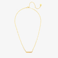 Engravable Paperclip Chain Bar Necklace Gallery Thumbnail