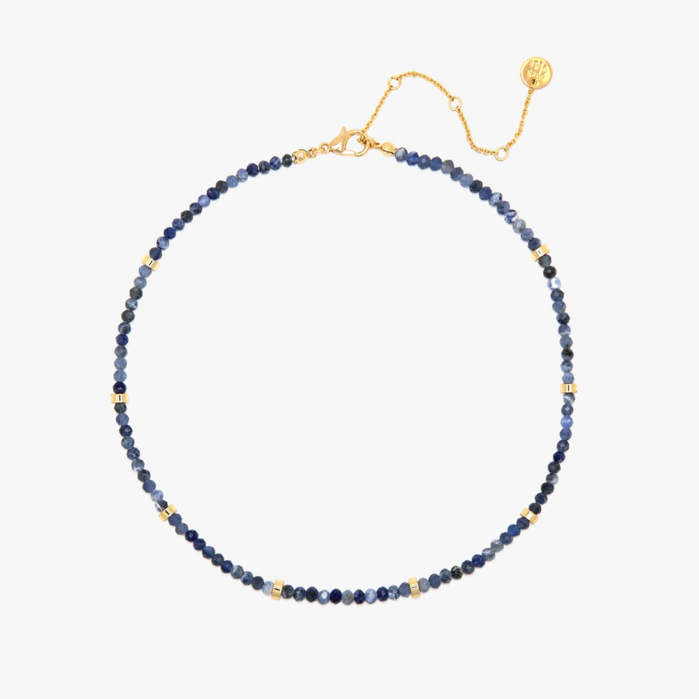 Surfrider Sea Stone Bead Choker 1