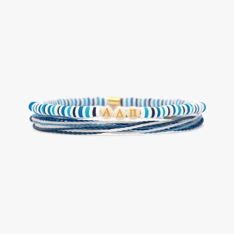 Alpha Delta Pi Bracelet Set of 2