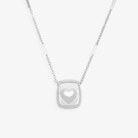 Puffy Heart Pendant Necklace