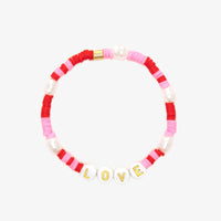 Love, Bestie Bead Stretch Bracelet