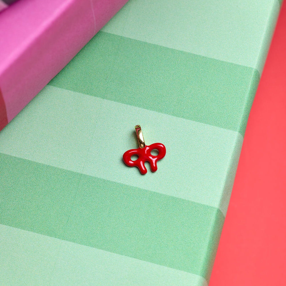 Harper Red Bow Charm 4