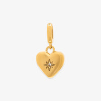 Harper Starburst Heart Charm