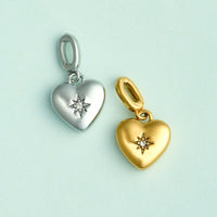 Harper Starburst Heart Charm Gallery Thumbnail