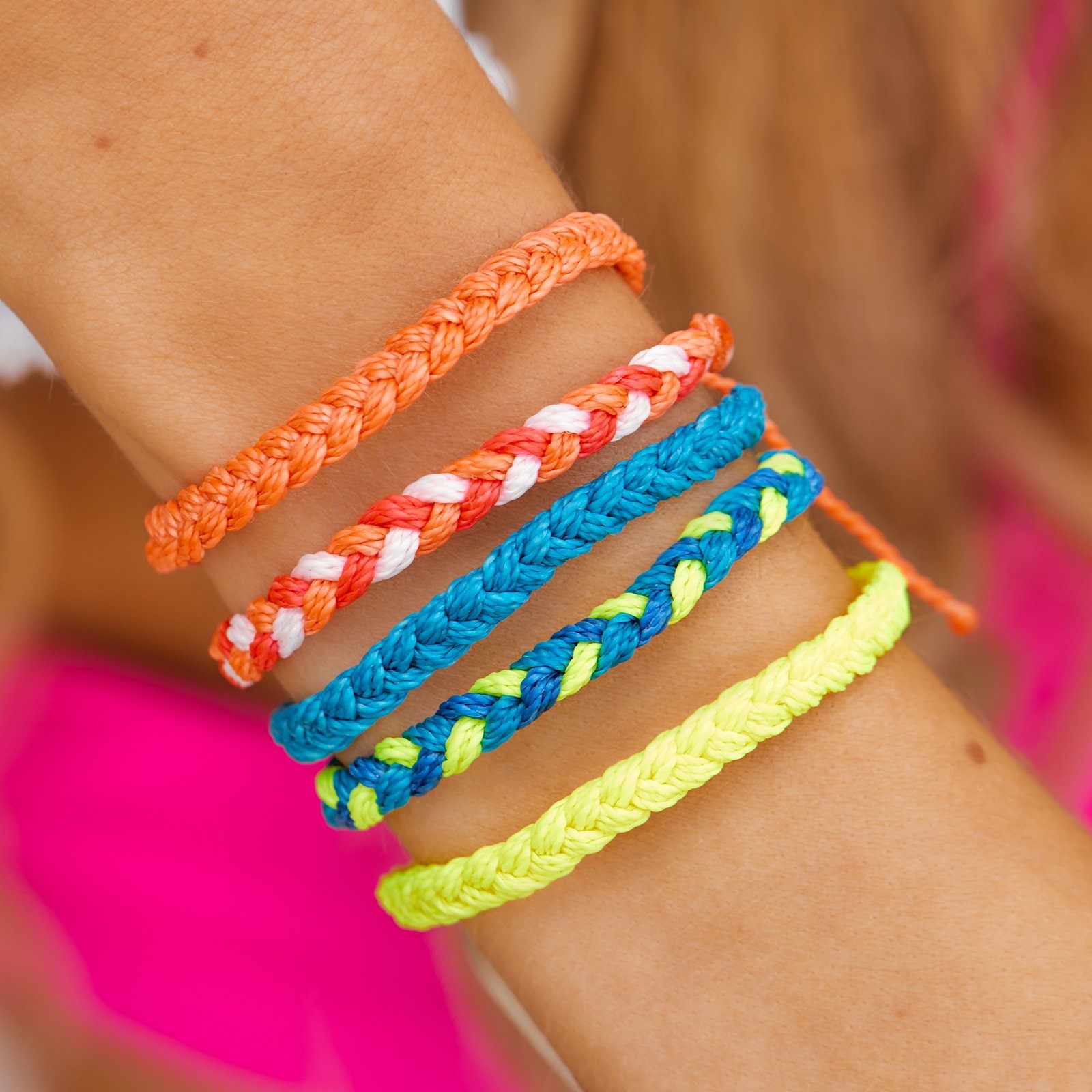 Pura vida flat 2025 braided bracelet