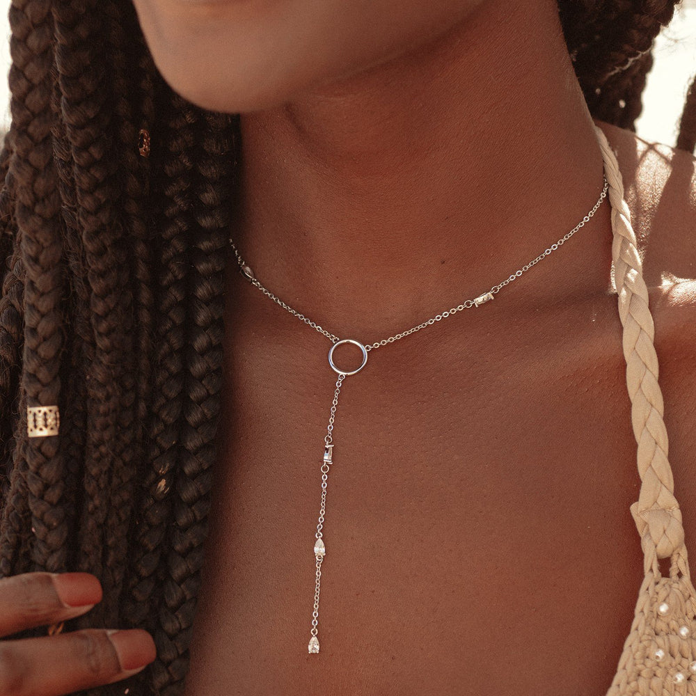 Crystal Lariat Choker 2