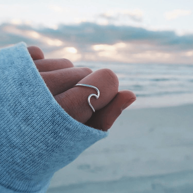 Wave Ring - Silver / 4