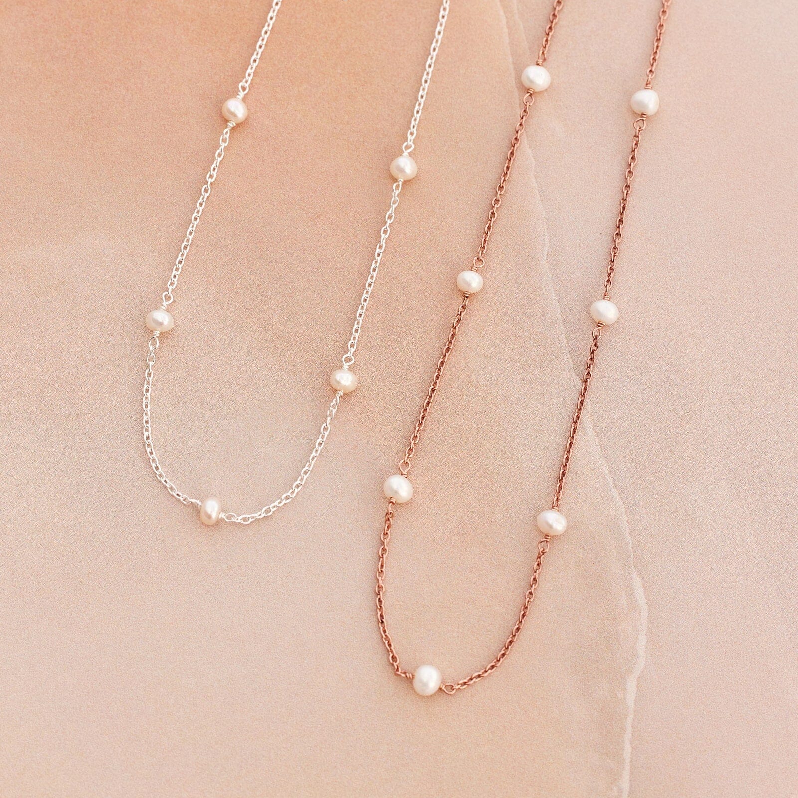 ネックレスchieko+   caviar pearl necklace ゴールド