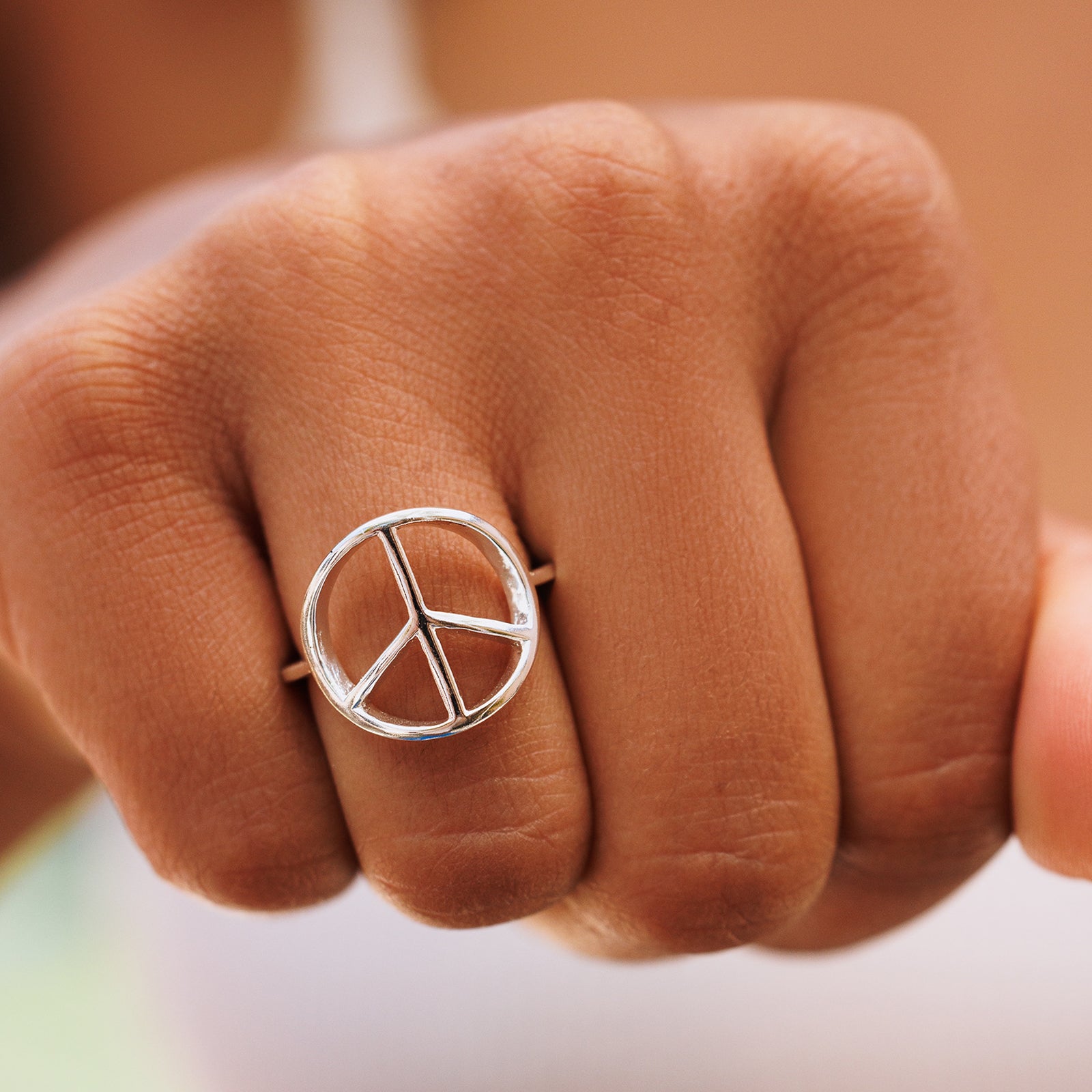 Peace Sign Ring