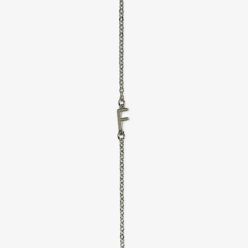 Saint Laurent Monogram Necklace in Metallic