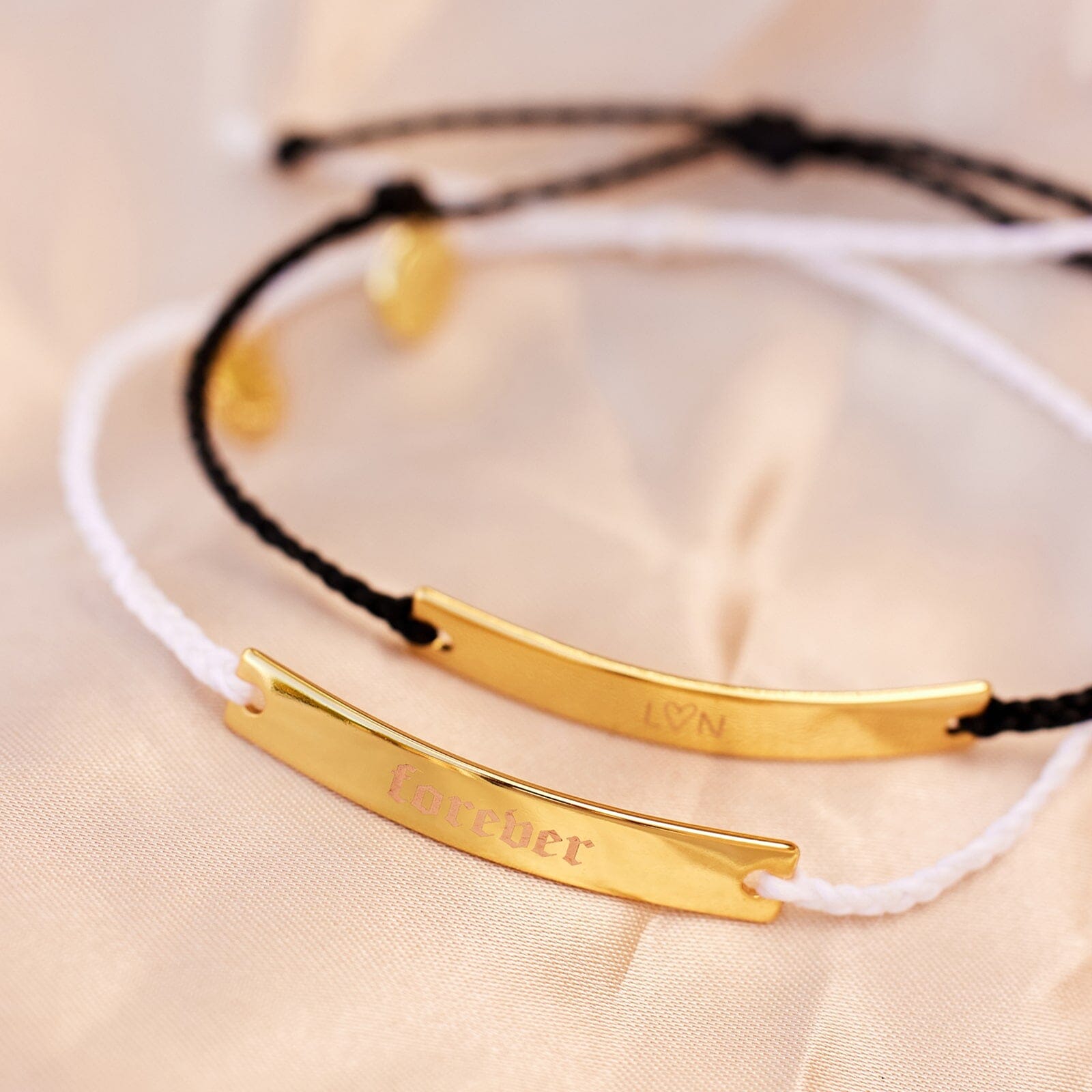 Cute hot sale engraved bracelets