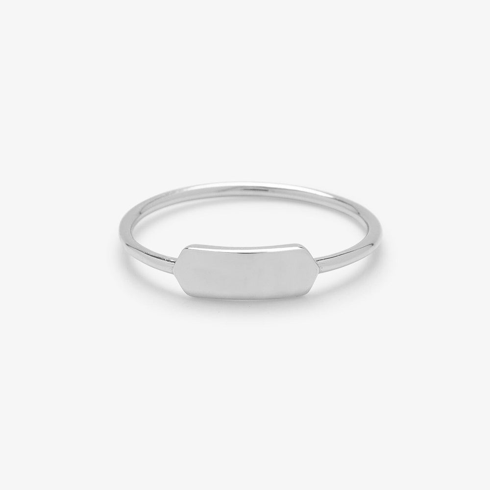 Bar Demi-Fine Ring Engravable