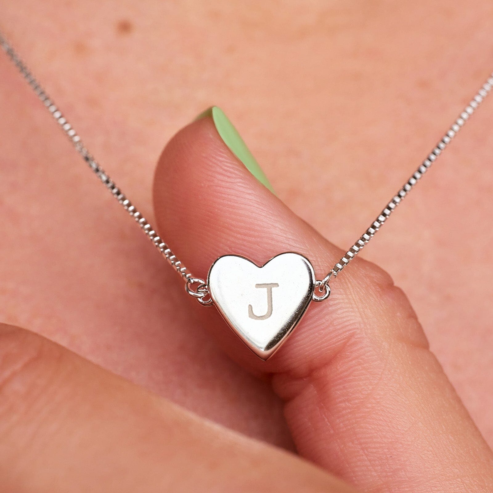 Demi-Fine Engravable Heart Choker