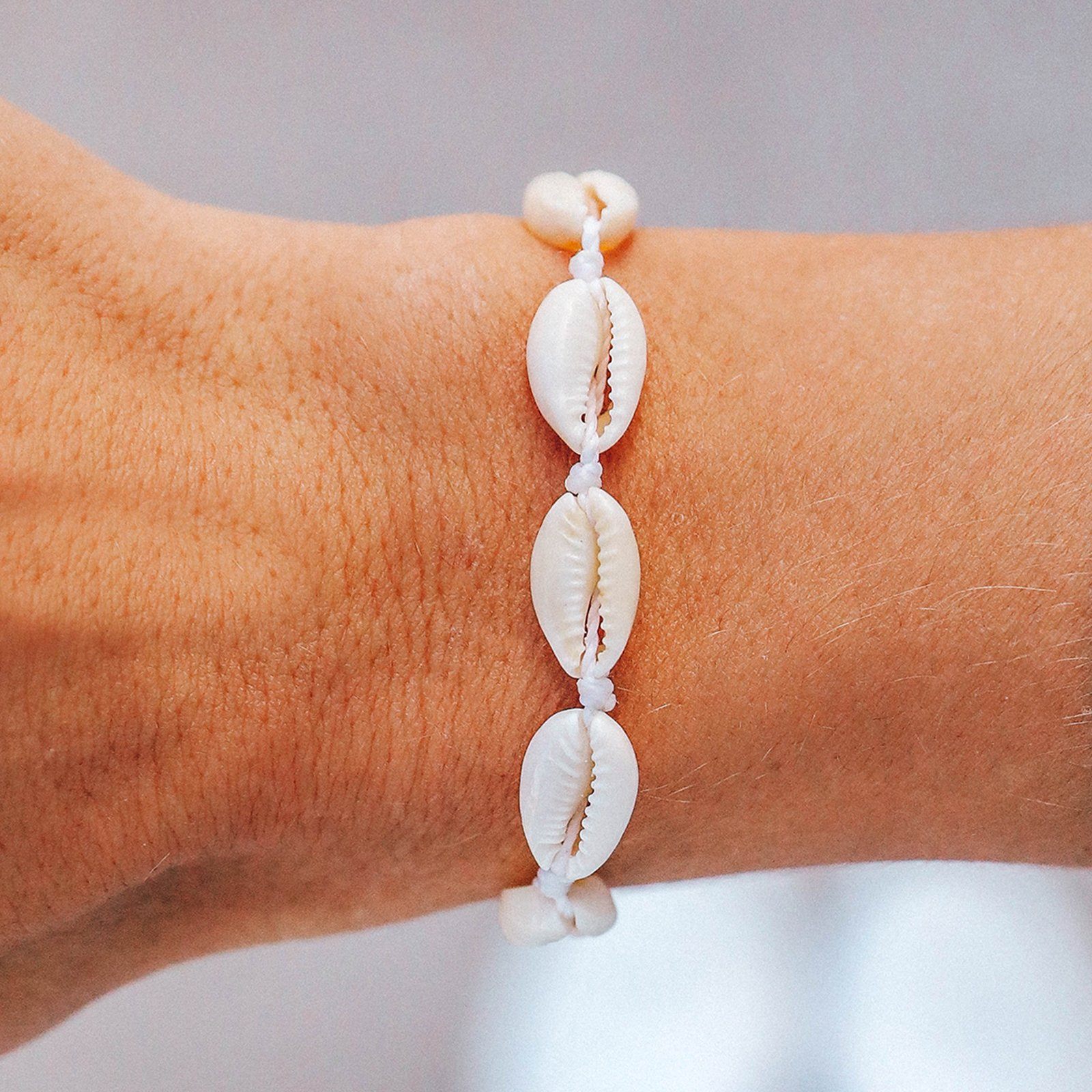 Cowrie deals shell bracelet