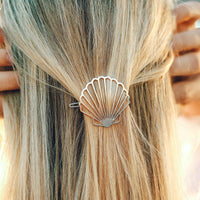 Clam Shell Hair Barrette Gallery Thumbnail