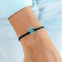 Blue Enamel Wave Charm Gallery Thumbnail