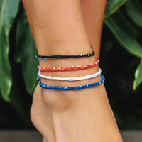 Mini Braid & Bead Anklet Gallery Thumbnail