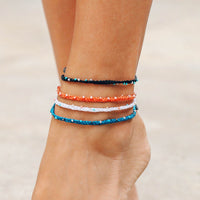 Mini Braid & Bead Anklet Gallery Thumbnail