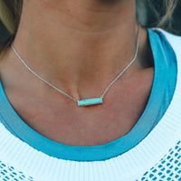 Turquoise Bar Necklace Gallery Thumbnail