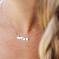 Stamped Bar Necklace Gallery Thumbnail